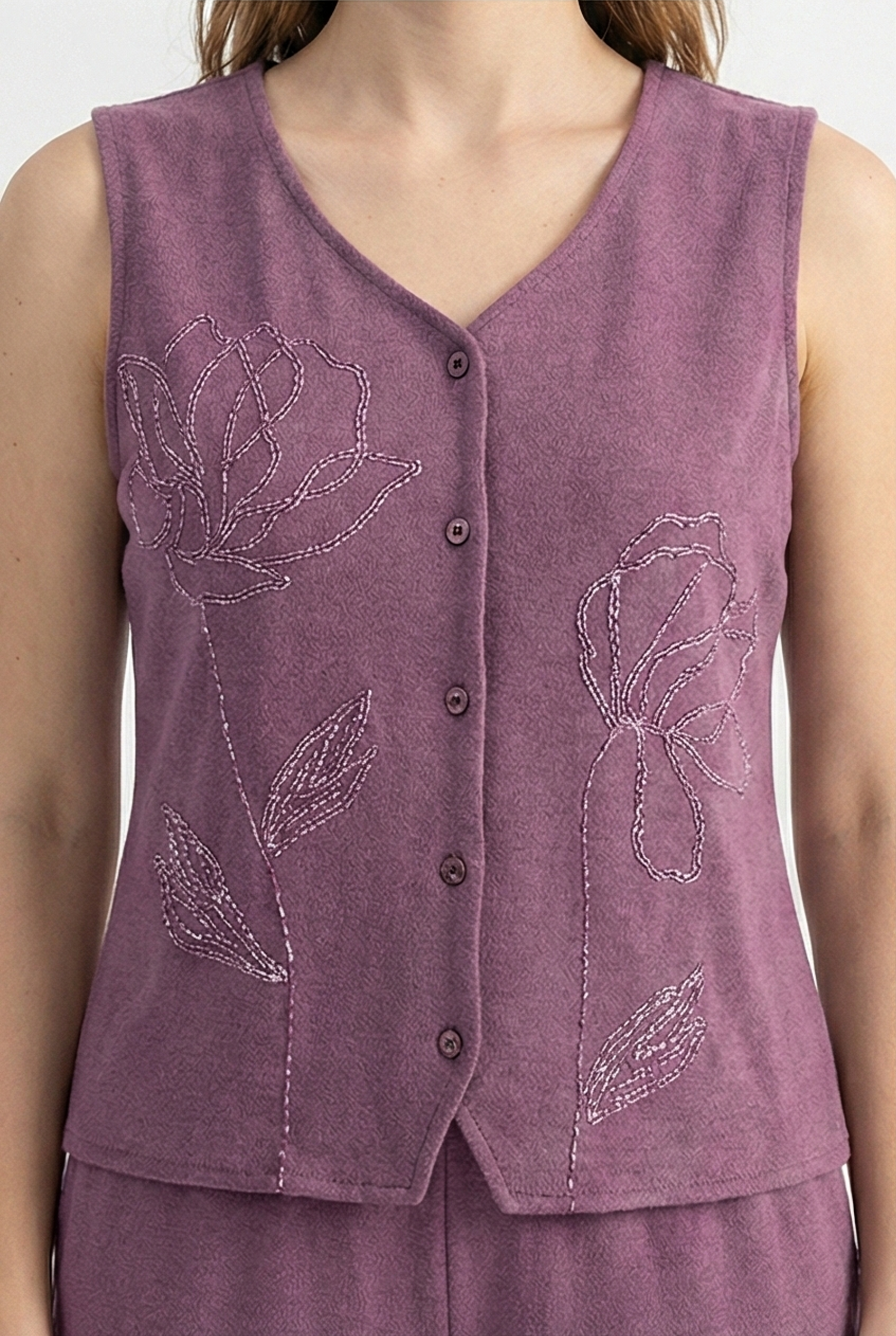 Botanical Vest Co-ord Set