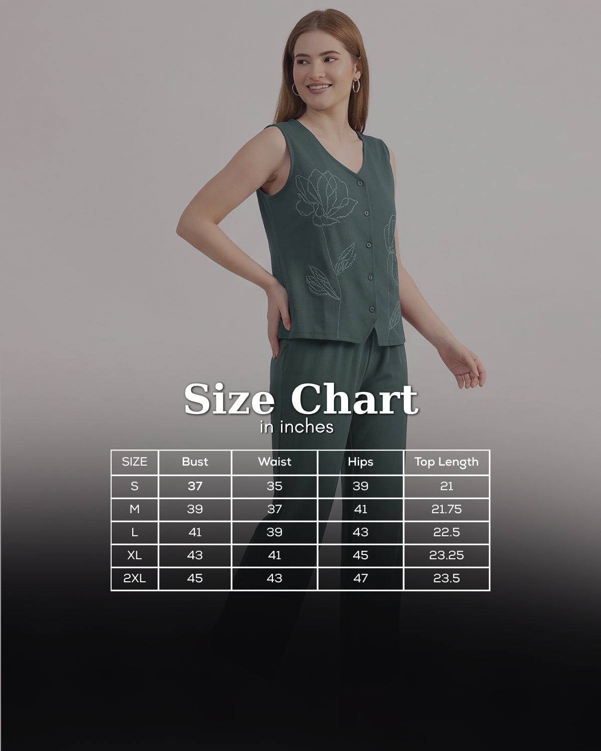 Botanical Vest Co-ord Set