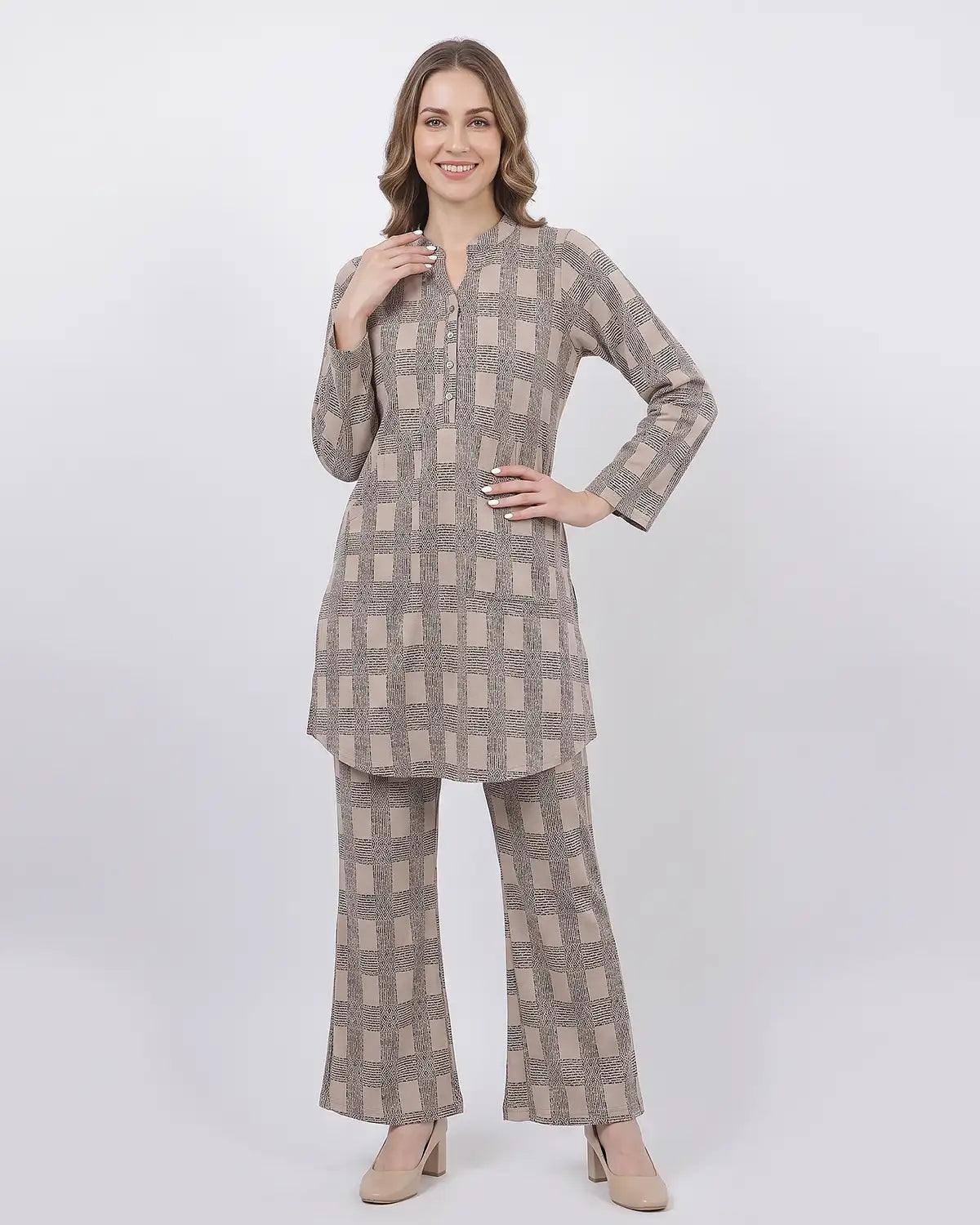 Premium Urban Check Co-Ord Set