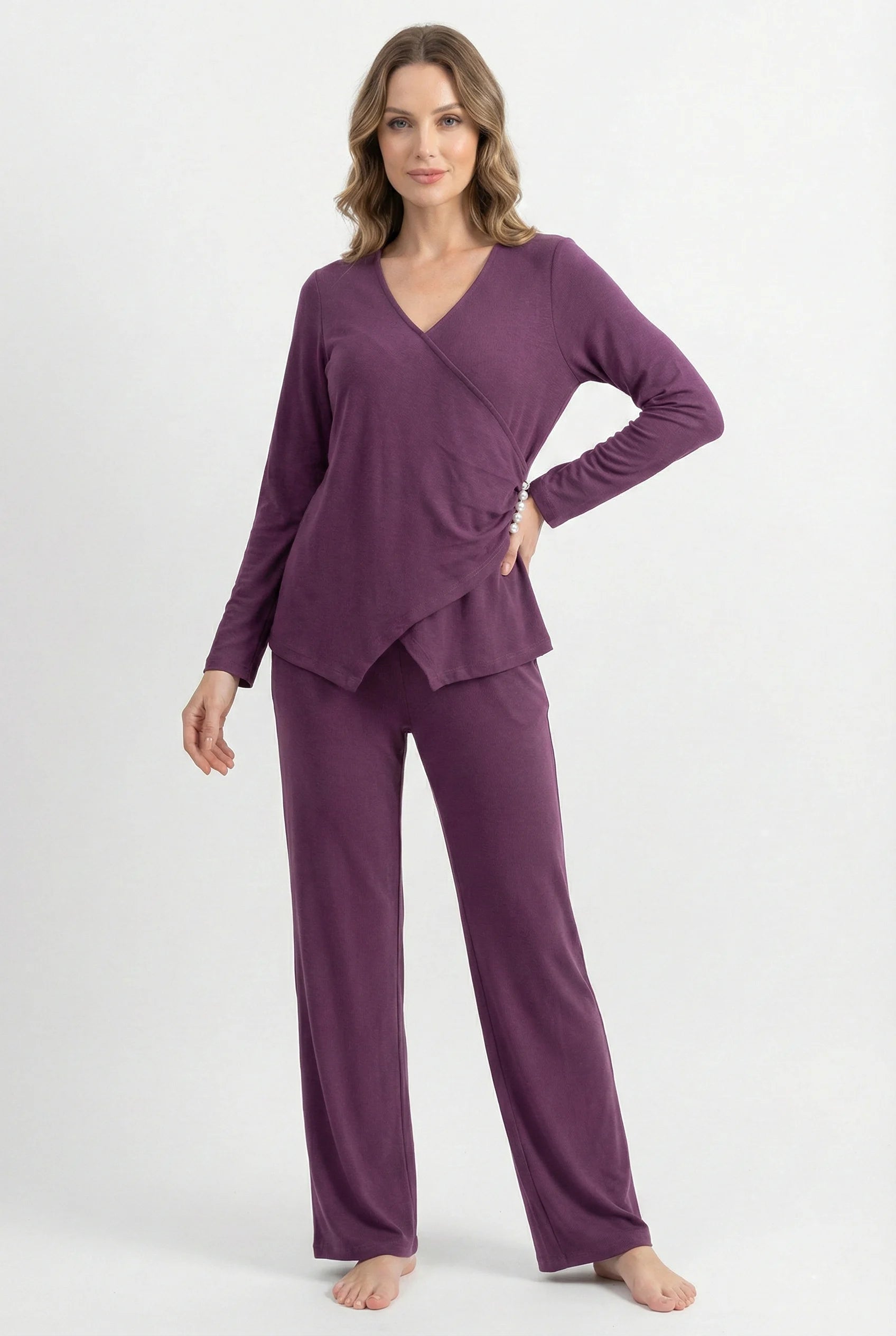 Pear Wrap Co-ord Set