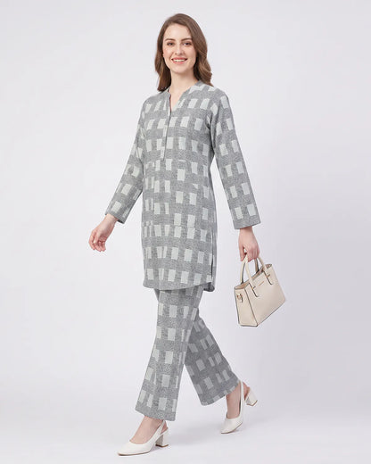Premium Urban Check Co-Ord Set