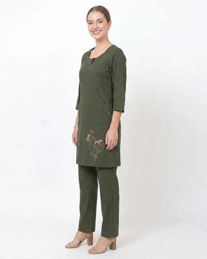 Heritage Bloom Kurta Set