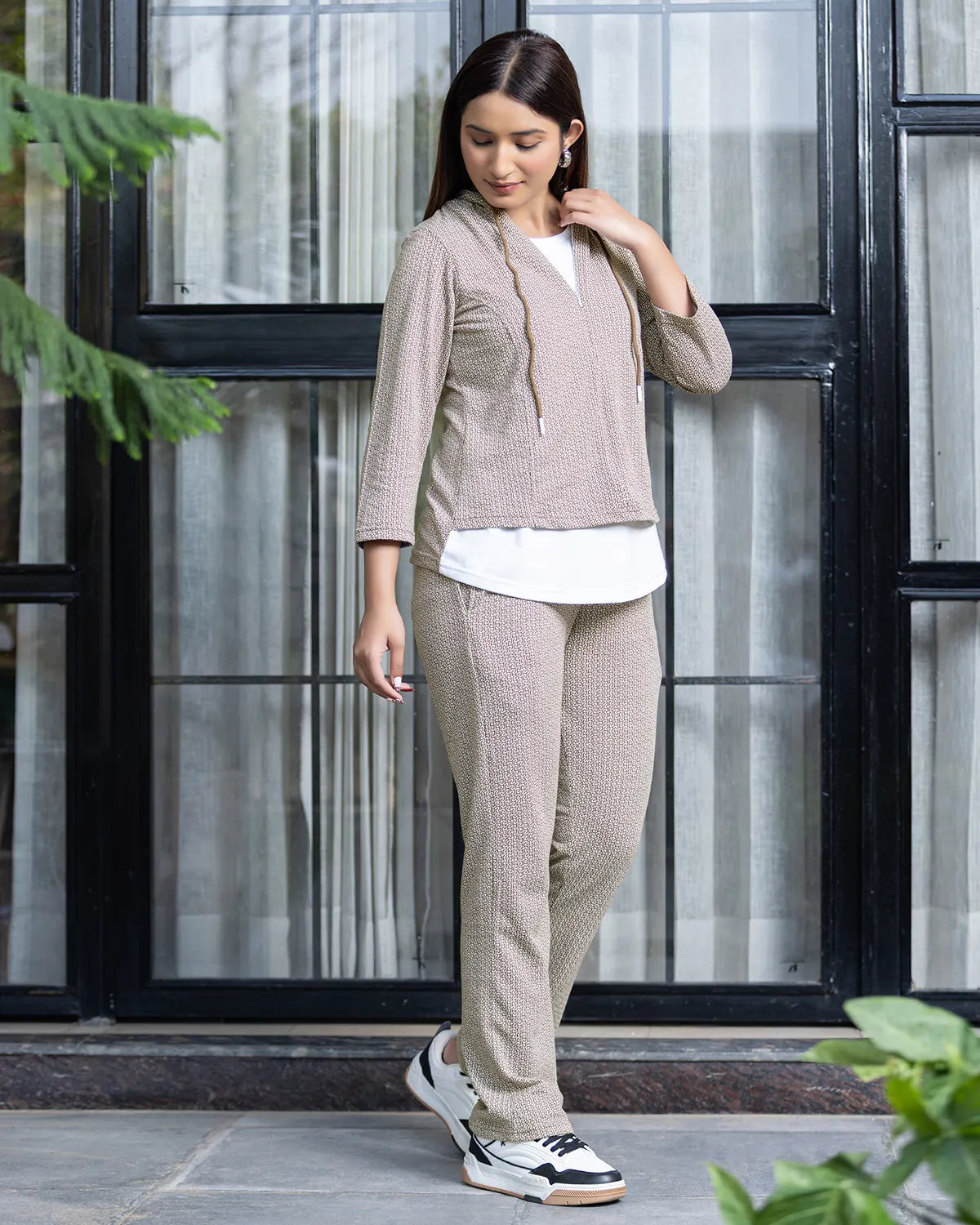 Plush Hoodie Track Suit