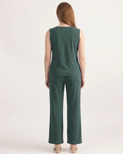 Botanical Vest Co-ord Set