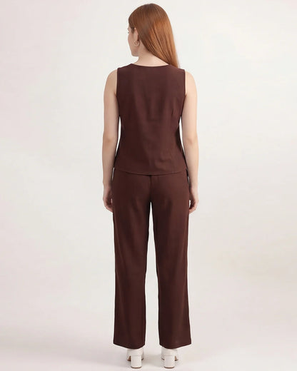 Botanical Vest Co-ord Set