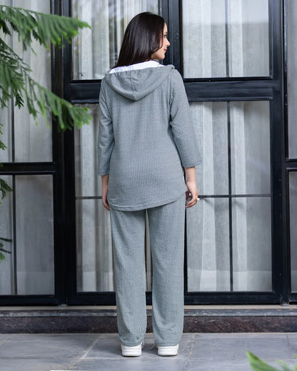 Plush Hoodie Track Suit