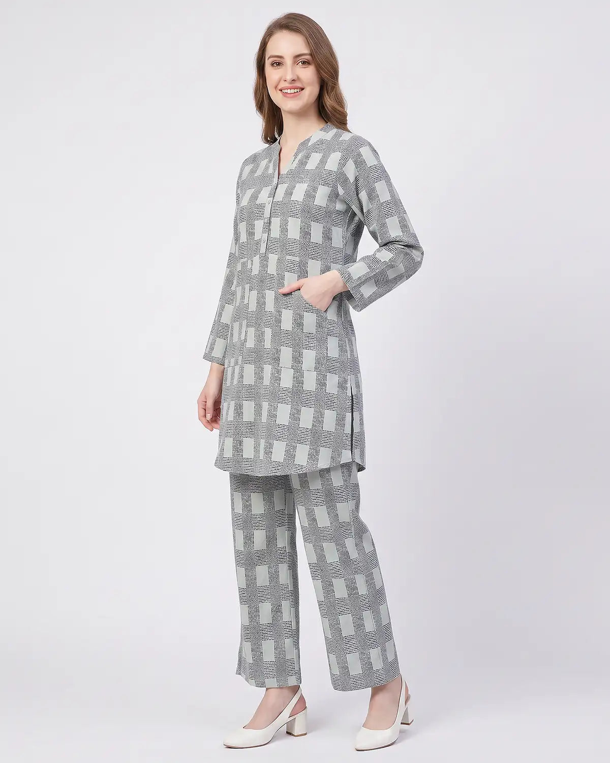 Premium Urban Check Co-Ord Set